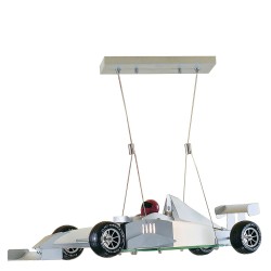 Lámpara de techo infantil coche de carreras