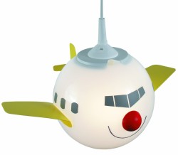 Lámpara infantil para niño con forma de avión