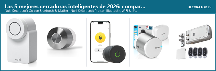 Las 5 mejores cerraduras inteligentes de 2026: comparativa, guía e instalación
