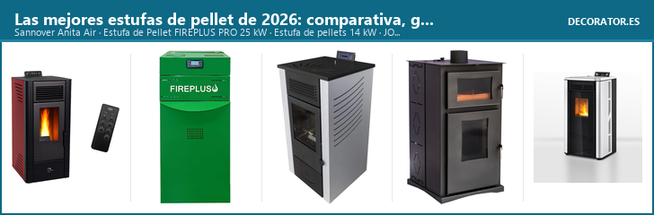 Las mejores estufas de pellet de 2026: comparativa, guía de compra y veredicto
